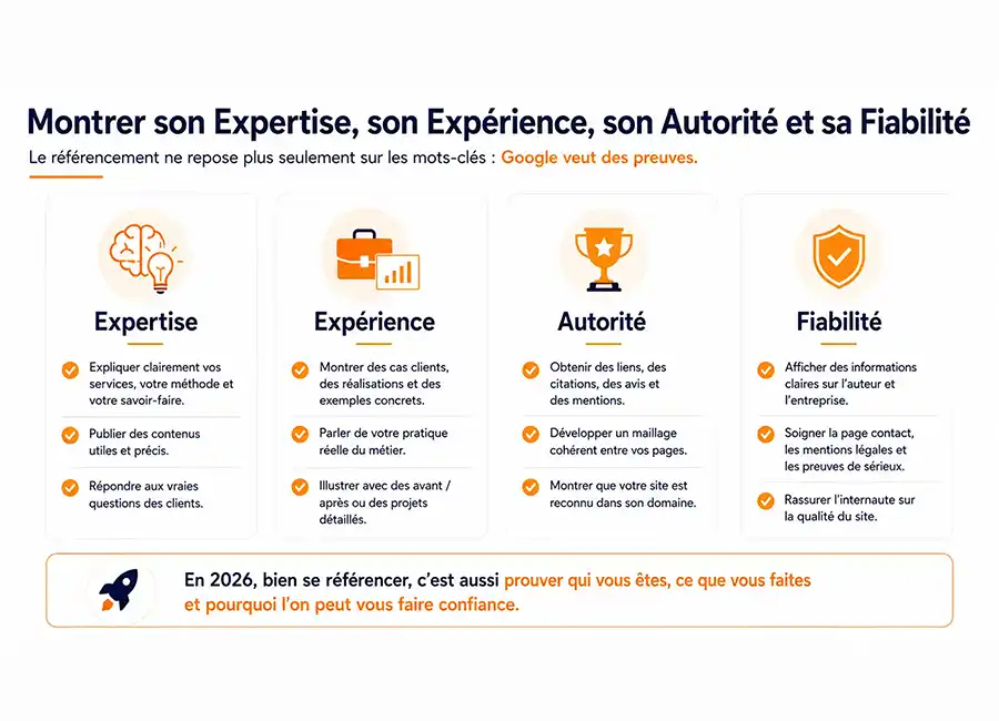Expertise Expérience Autorité Fiabilité pour améliorer le référencement