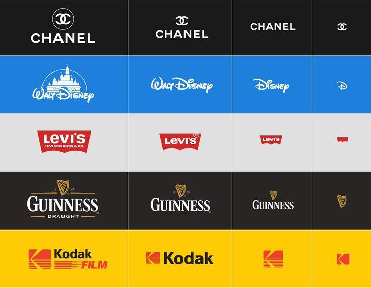 Exemple logo responsive pour supports print et digital