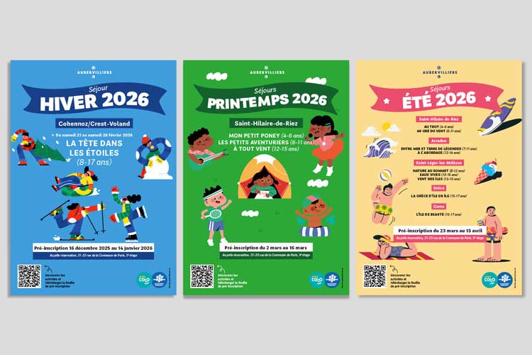 Affiches mairie - Graphiste Paris - Mathieu Orenge