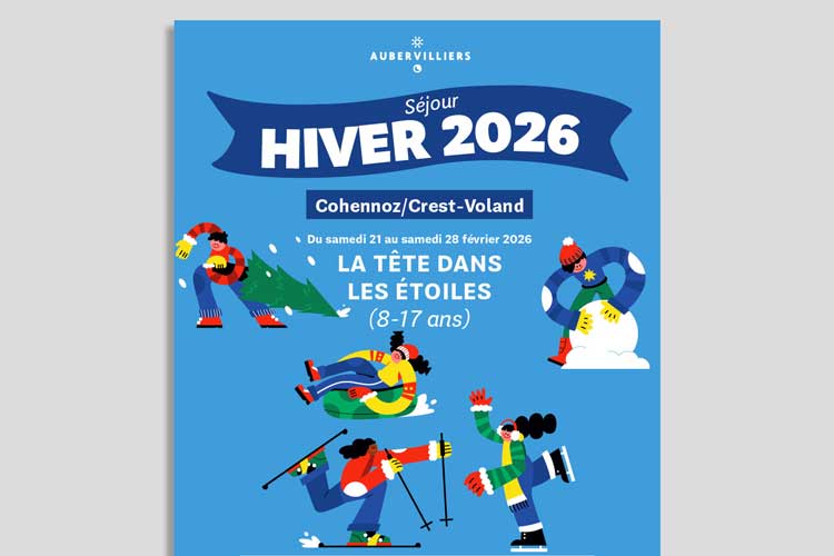 Affiches Hiver mairie - Graphiste Paris - Mathieu Orenge