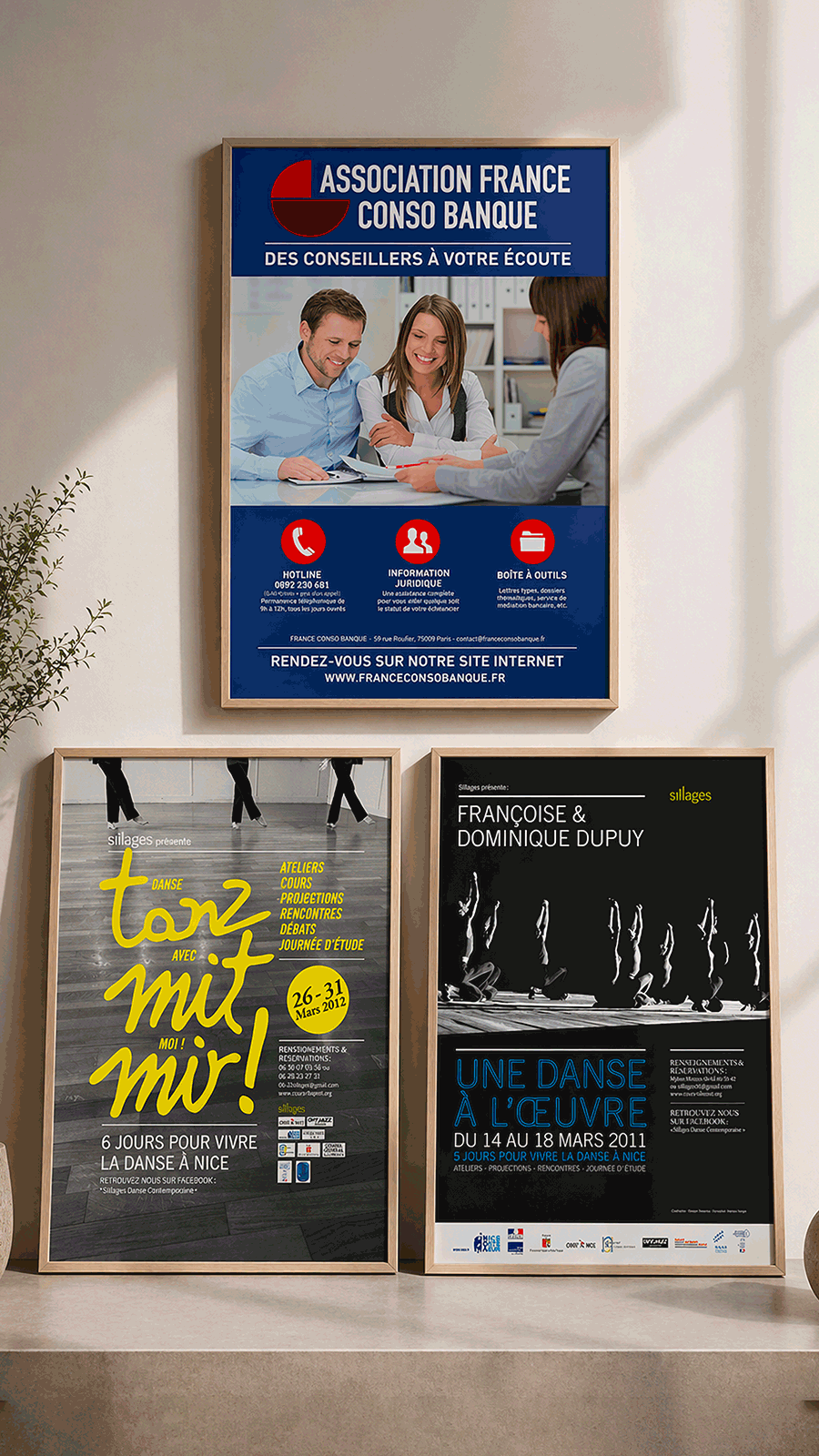 Affiche graphiste paris