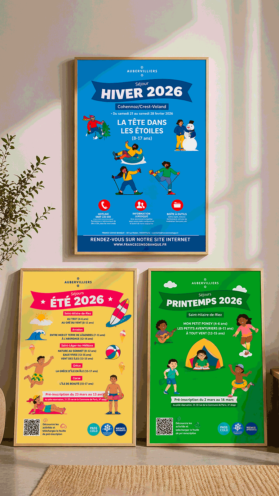 Affiches mairie d'Aubervilliers