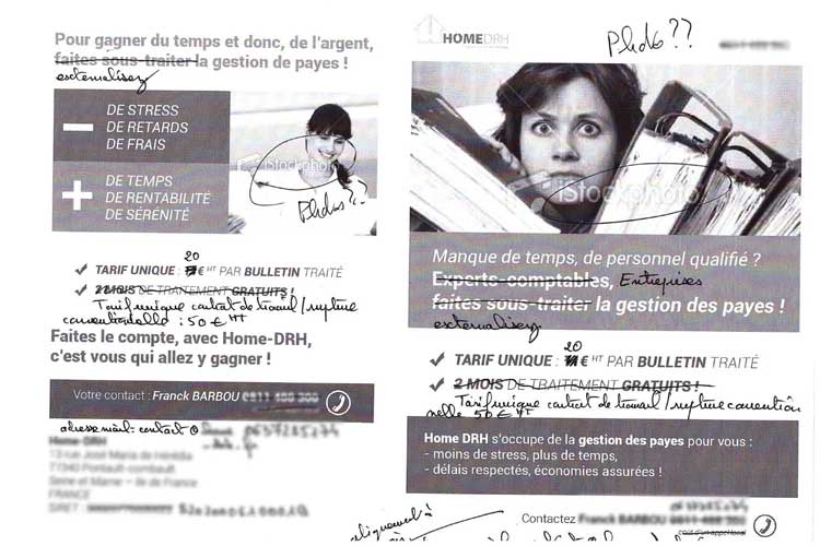 Correction flyer avant - Graphiste Paris - Mathieu Orenge