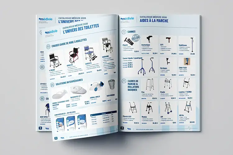 Création catalogue médical Médivie