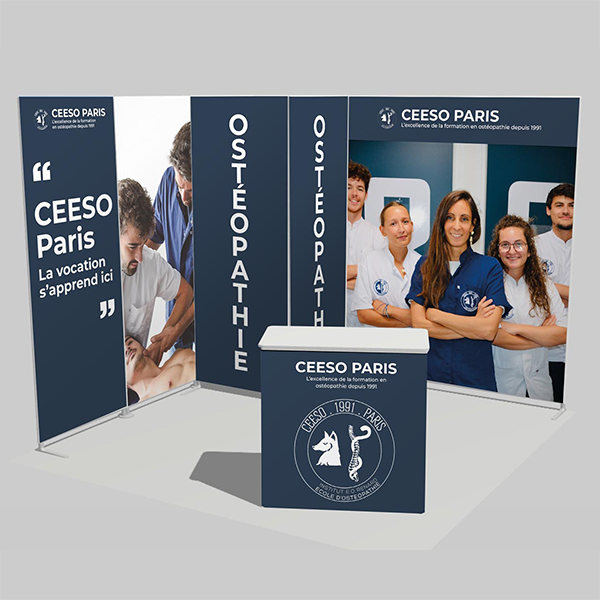 Création d’un stand d'exposition pour un salon