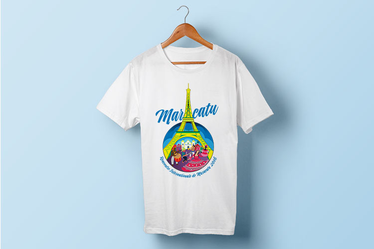 Illustration - t-shirt - association Iaba - Graphiste Paris - Mathieu Orenge