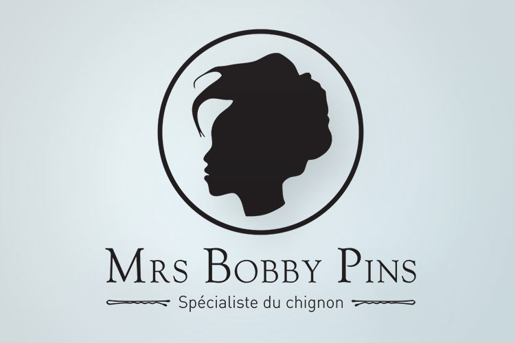 Logo Mrs Bobby Pins - Graphiste paris - Mathieu Orenge