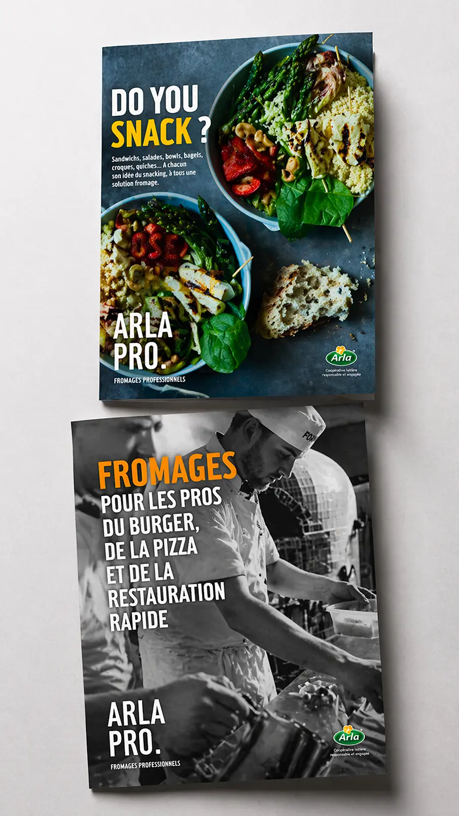 Dépliant Arla Foods Végétarien et Pizza