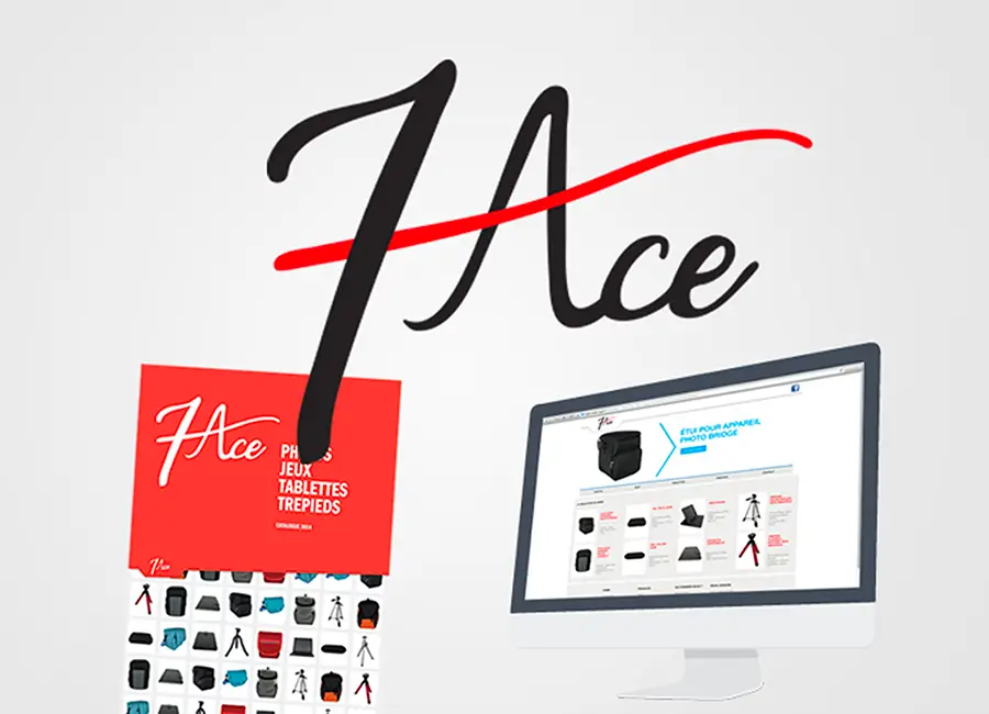 Réalisation d'une charte graphique pour la marque 7ace