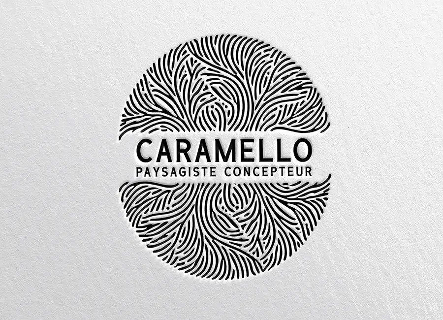 Conception d'un logo pour Caramello Paysagiste