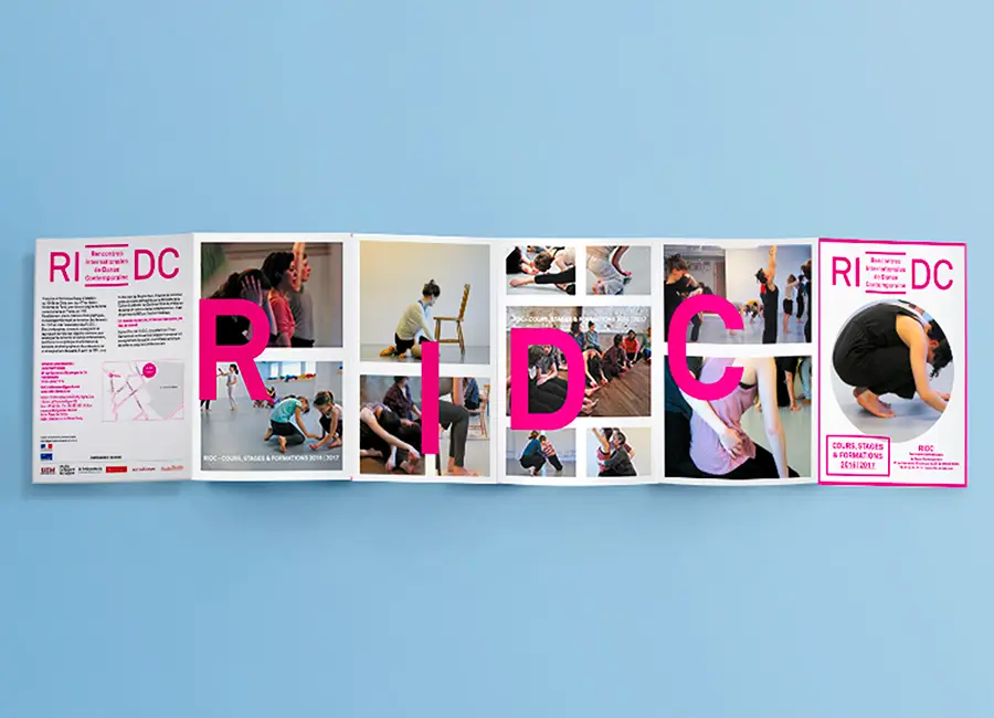 Conception d’un dépliant – RIDC
