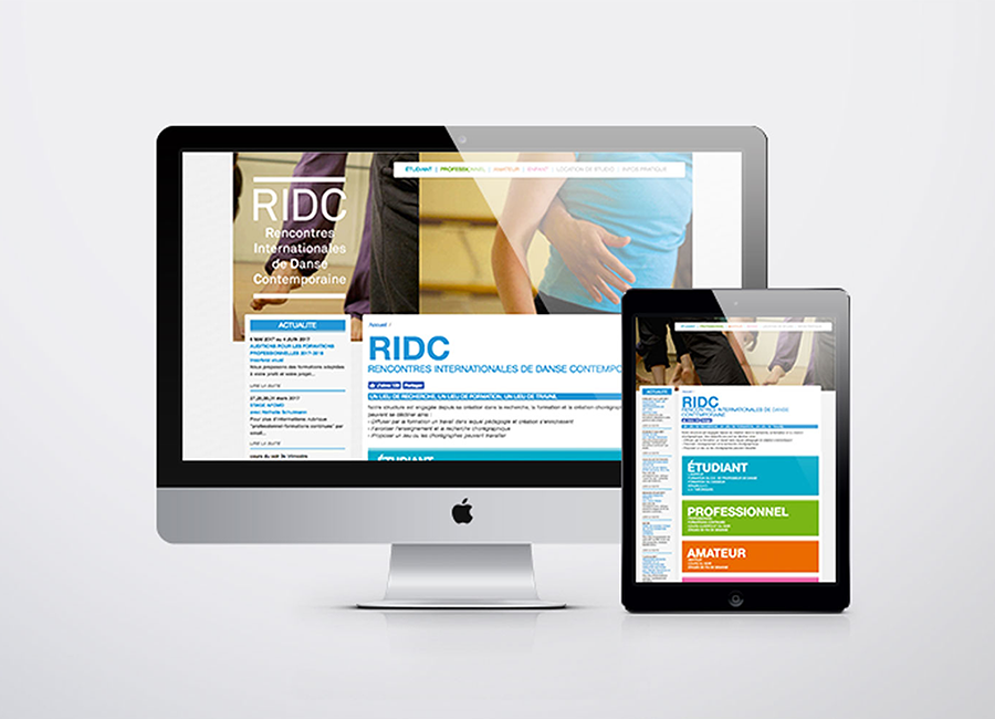 Création d’un site web – RIDC