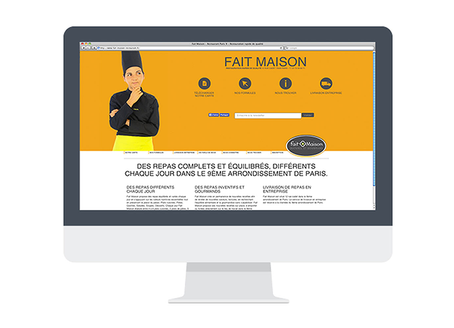 Conception d’un site internet et d’un backoffice – Restaurant Fait Maison