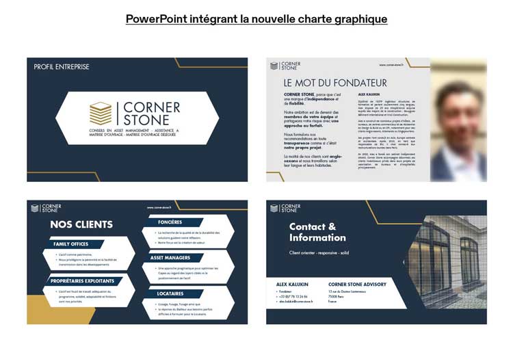Powerpoint Corner Stone Paris