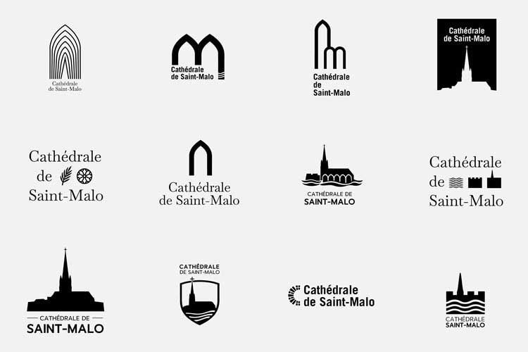 Toutes les propositions de logo pour la cathédrale