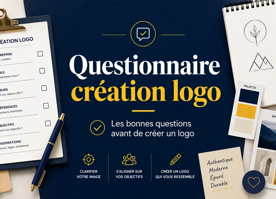 Questionnaire création logo pour préparer son brief