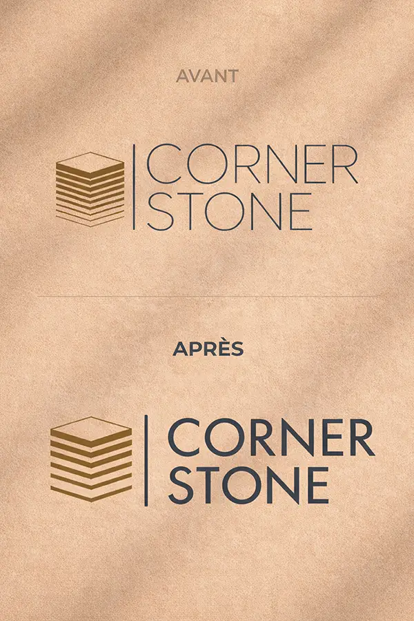 Refonte du logo Corner-Stone à Paris