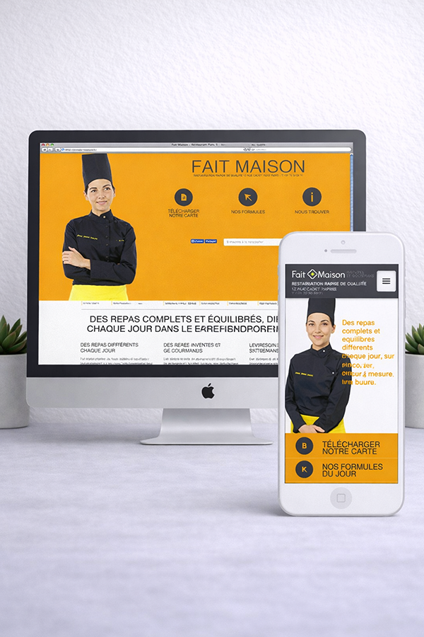 Site responsive Fait Maison Paris