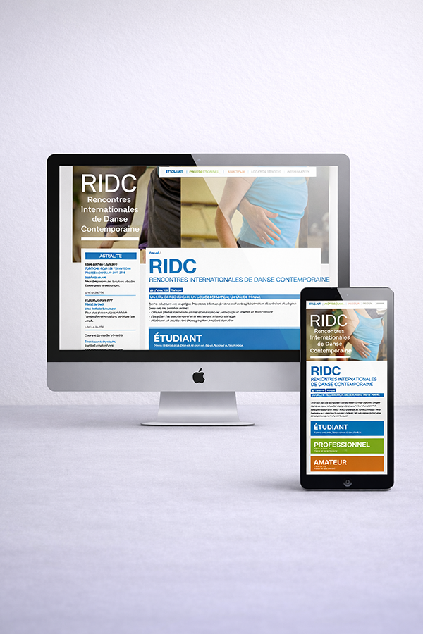 Site responsive RIDC Paris