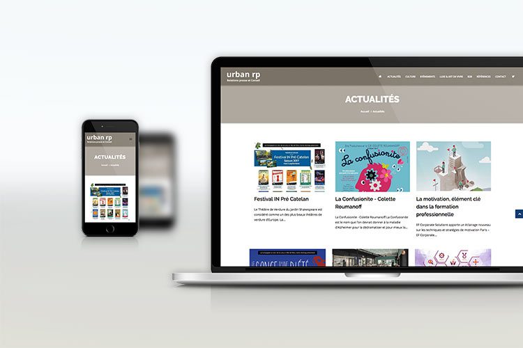 Création d'un site internet responsive pour l'agence Urban RP