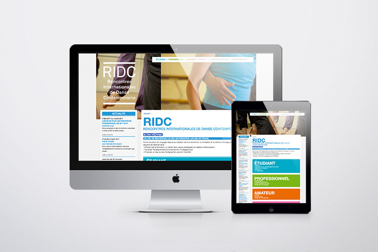Création d’un site web – RIDC